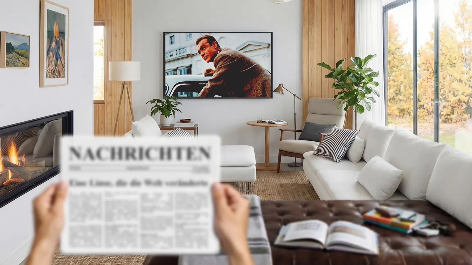 Linsensimulator – Zeitungslesen mit monofokaler Linse